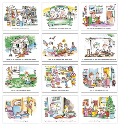 Good Value Laughing It Up  Stapled Calendar-7213