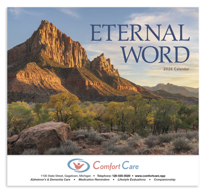 Good Value Eternal Word  Stapled Calendar-7223