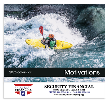 Good Value Motivations  Stapled Calendar-7228