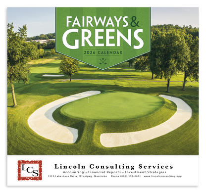 Good Value Fairways  Greens  Stapled Calendar-7229