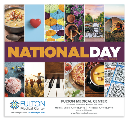 Good Value National Day  Stapled Calendar-7232