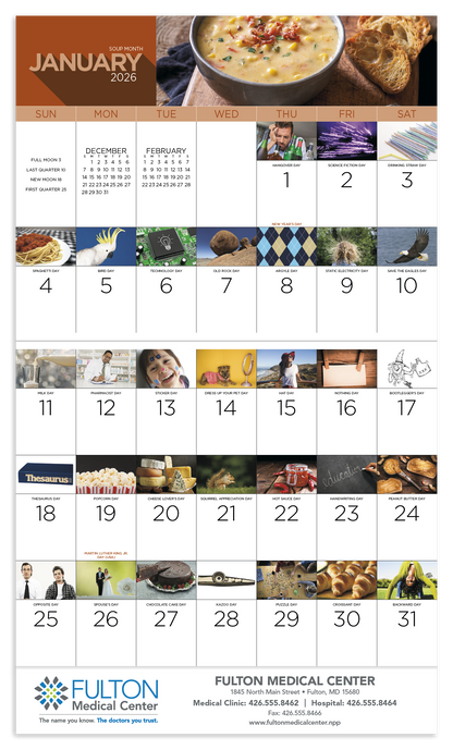 Good Value National Day  Stapled Calendar-7232