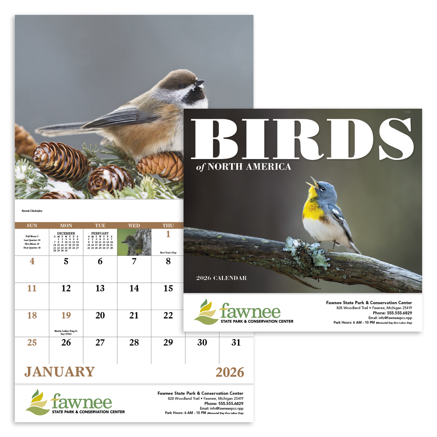 Good Value Birds of North America  Stapled Calendar-7236