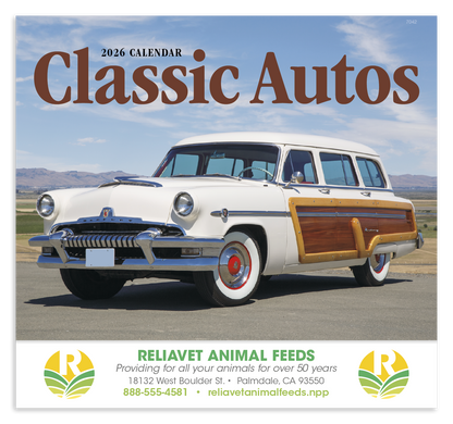 Good Value Classic Autos  Stapled Calendar-7242