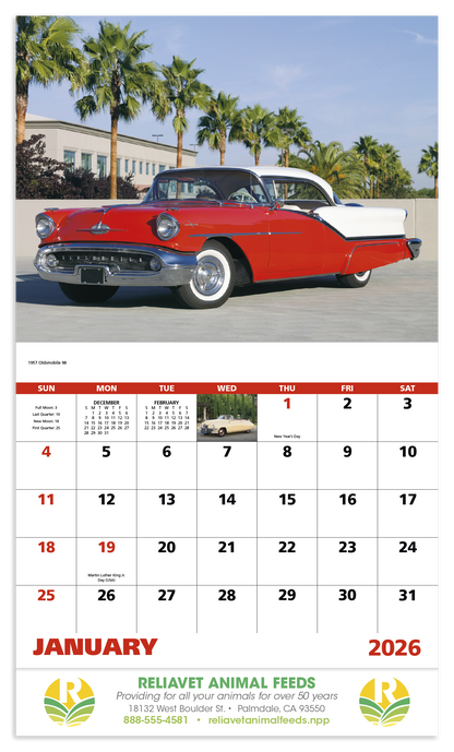 Good Value Classic Autos  Stapled Calendar-7242