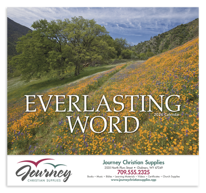 Good Value Everlasting Word  Stapled Calendar-7255