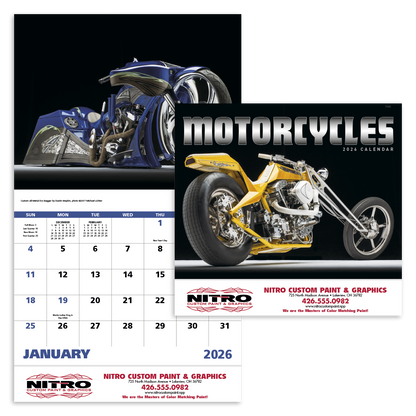 Good Value Motorcycles  Stapled Calendar-7256