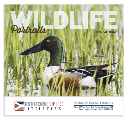 Good Value Wildlife Portraits  Stapled Calendar-7263