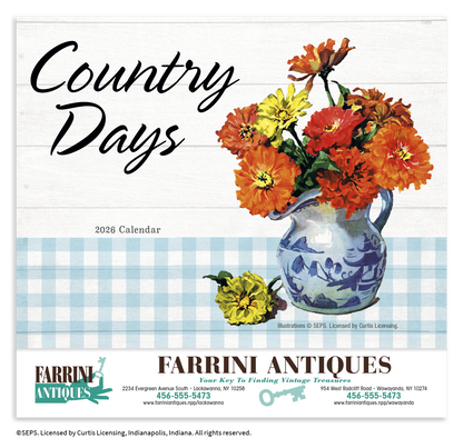 Good Value Country Days  Stapled Calendar-7266