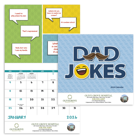 Good Value Dad Jokes  Stapled Calendar-7282