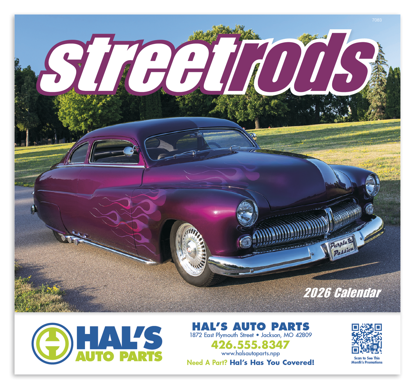 Good Value Street Rods  Stapled Calendar-7283