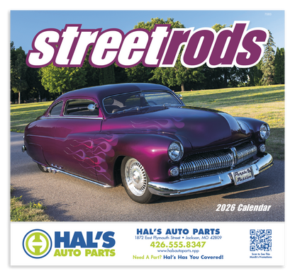 Good Value Street Rods  Stapled Calendar-7283