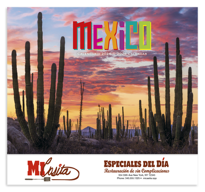 Good Value Mexico  Stapled Calendar-7287