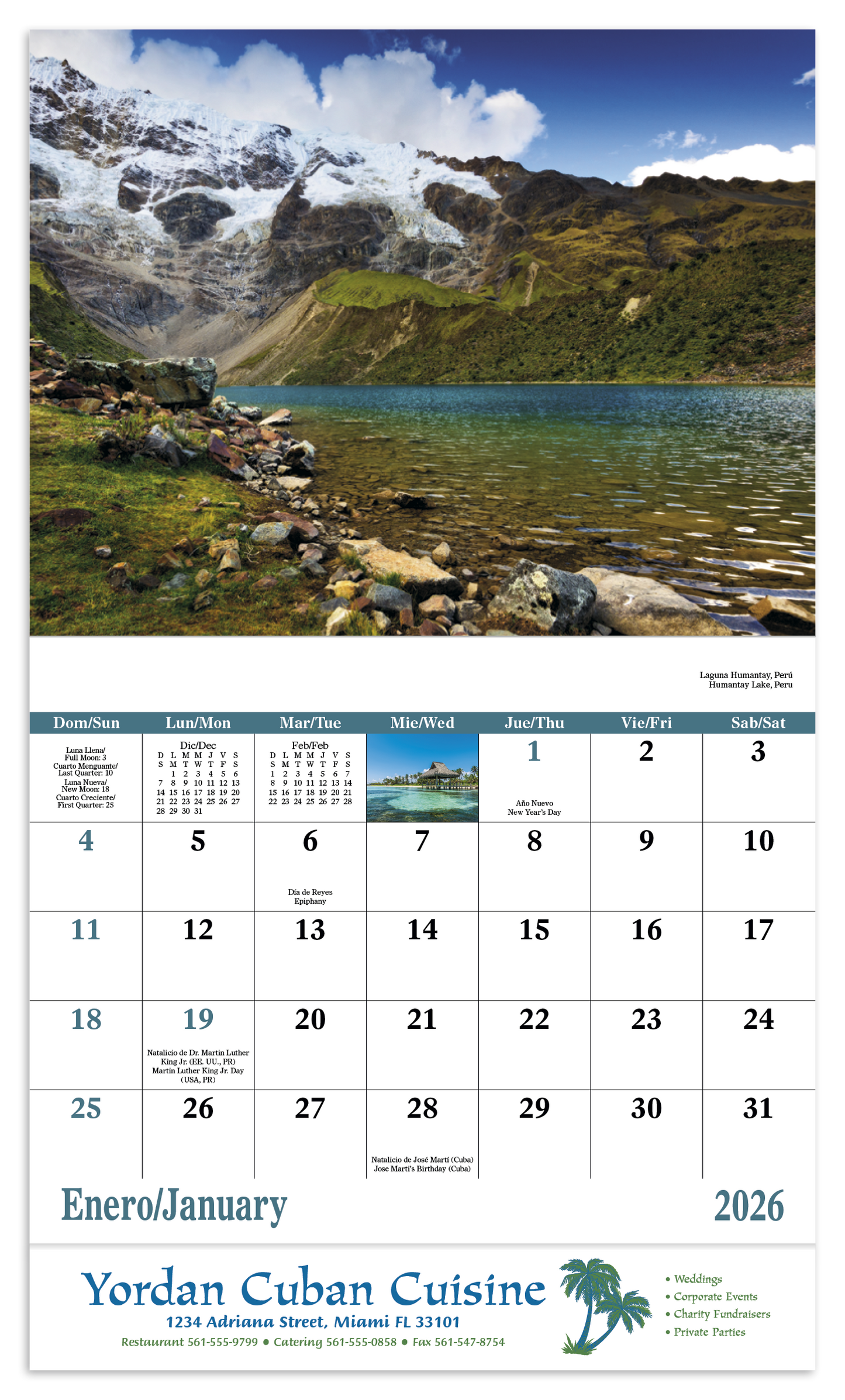 Good Value Latinoamerica en Paisajes  Stapled Calendar-7288