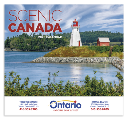 Good Value Scenic Canada  Stapled Calendar-7302