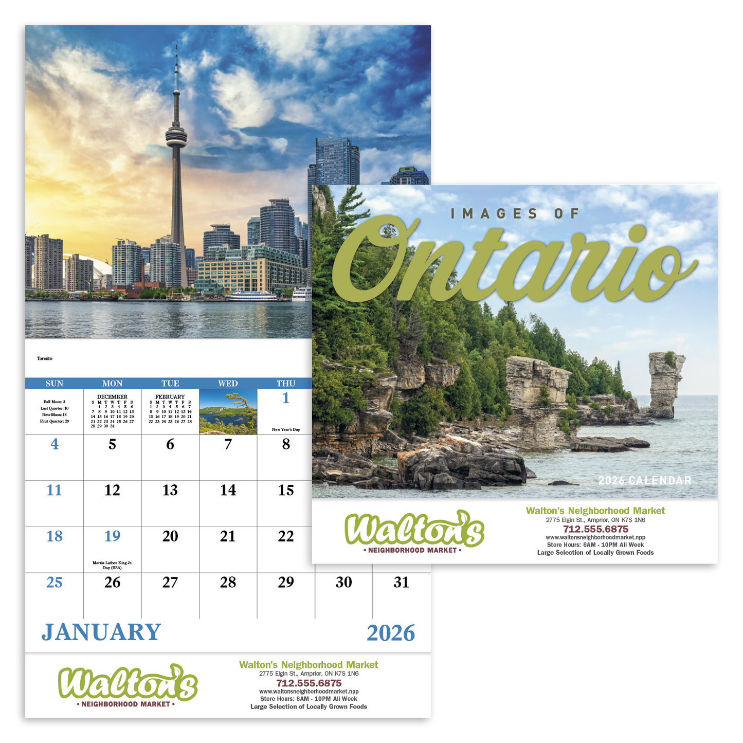 Good Value Images of Ontario  Stapled Calendar-7306