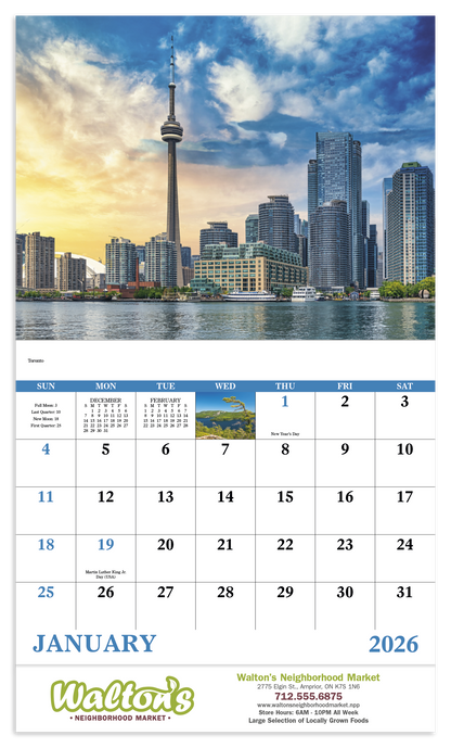 Good Value Images of Ontario  Stapled Calendar-7306