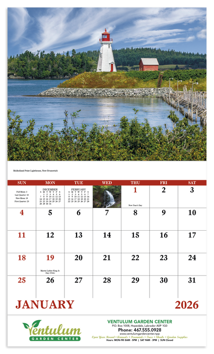Good Value Atlantic Voyages  Stapled Calendar-7310