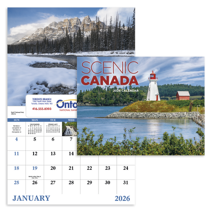 Good Value Scenic Canada  Window Calendar-7502