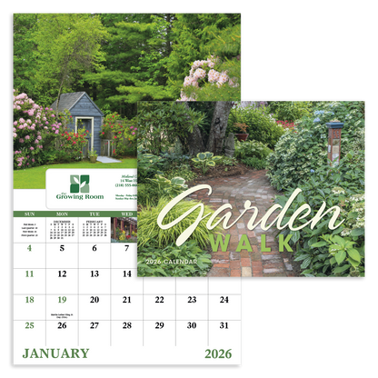Good Value Garden Walk  Window Calendar-7577