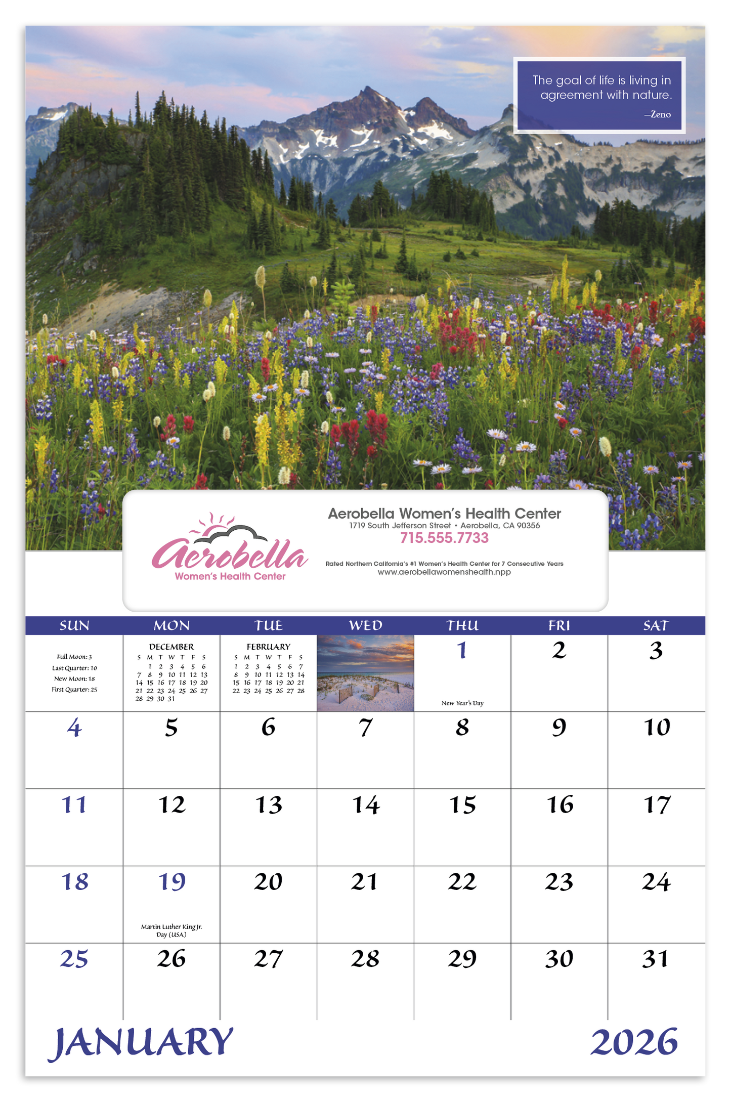 Good Value Inspirations for Life  Window Calendar-7579