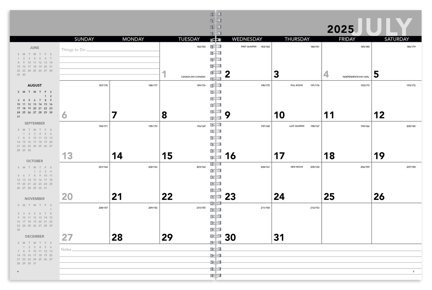 Triumph Calendars Academic Year Desk Planner with Custom Cover-821