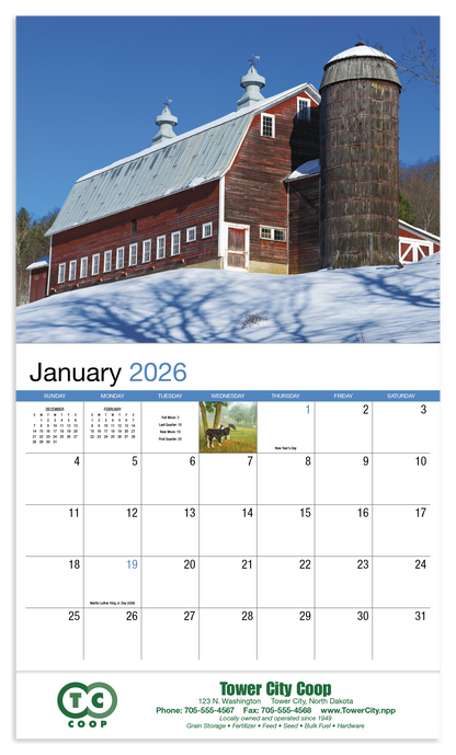 HotLine Products Americas Bounty Appointment Calendar  Stapled-831