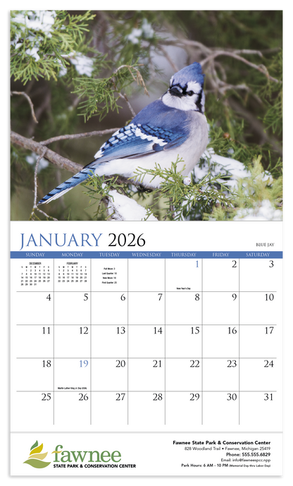 HotLine Products Songbirds Appointment Calendar  Stapled-875