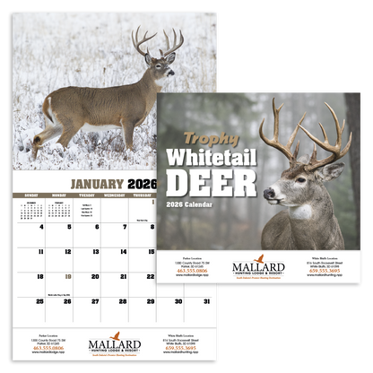 HotLine Products Trophy Whitetail Deer Appointment Calendar  Stapled-896