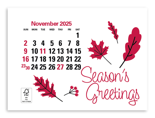 Triumph Calendars PressNStick FullColor Header Standard Calendar-V7871
