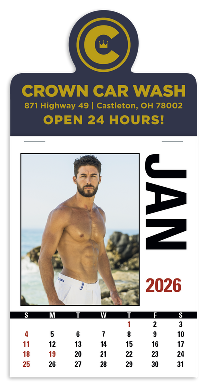 Triumph Calendars PressNStick Male Call Calendar-V8889