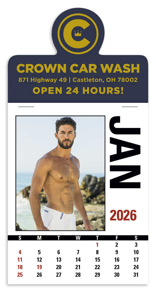 Triumph Calendars PressNStick Male Call Calendar-V8889