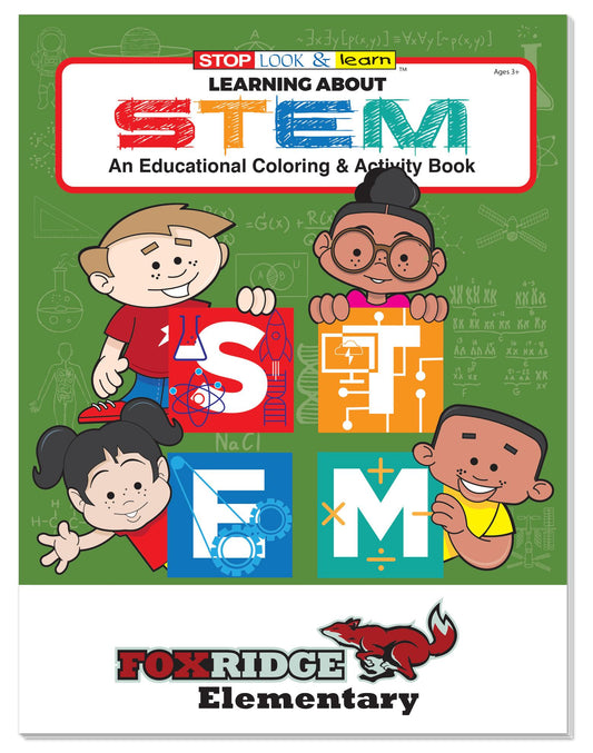 Coloring Book Learning About STEM-41276