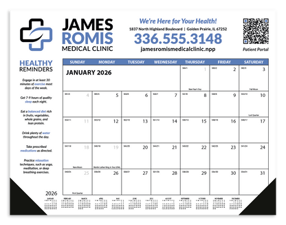 Skinner  Kennedy Desk Pad Calendar-53-E