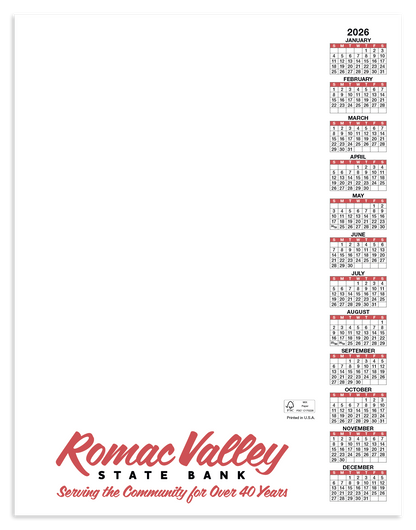 Skinner  Kennedy Scratch Pad Calendar-360-E