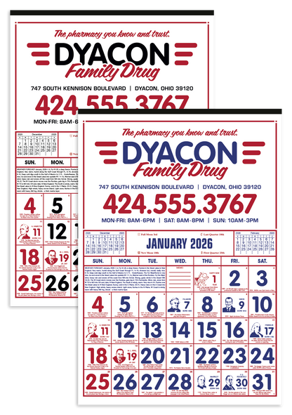 Skinner  Kennedy Commercial 12Sheet Calendar-26-E