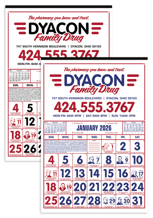 Skinner  Kennedy Commercial 12Sheet Calendar-26-E