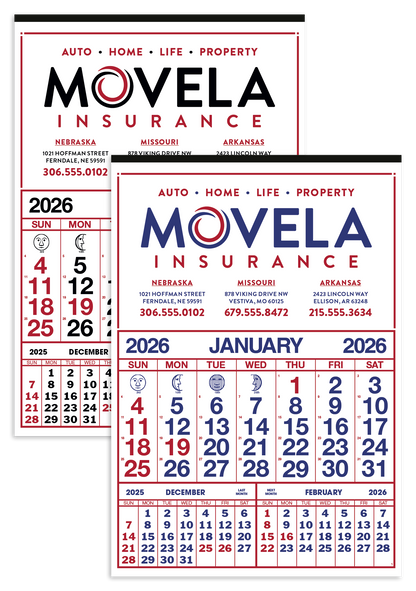 Skinner  Kennedy Commercial 12Sheet Calendar-44-E