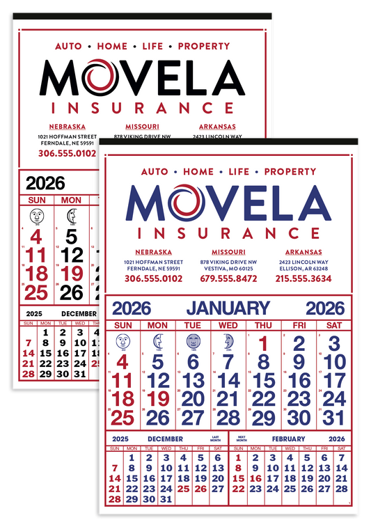 Skinner  Kennedy Commercial 12Sheet Calendar-44-E