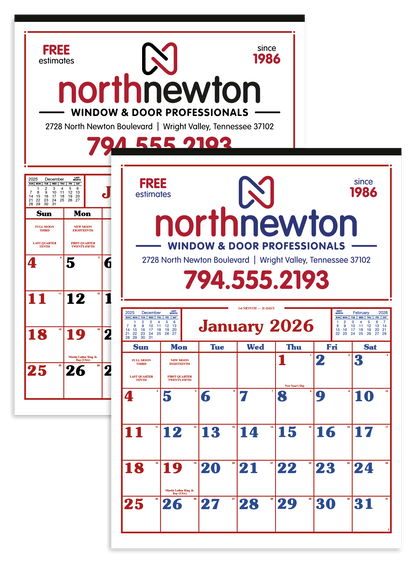 Skinner  Kennedy Commercial 12Sheet Calendar-85-E