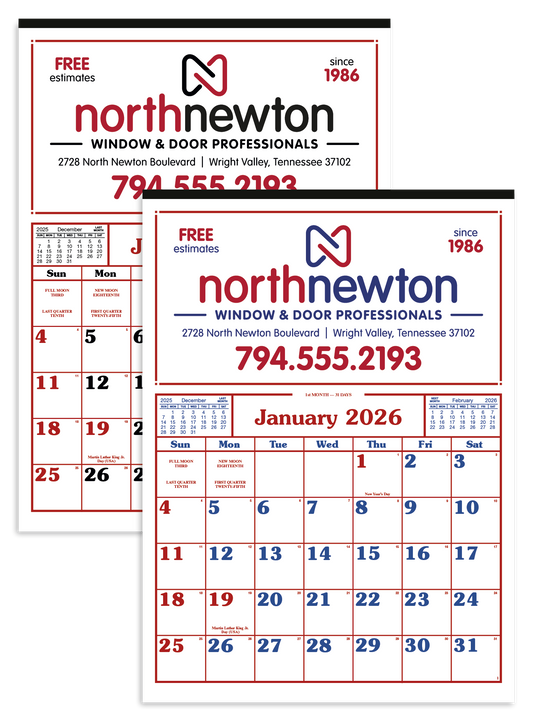 Skinner  Kennedy Commercial 12Sheet Calendar-85-E
