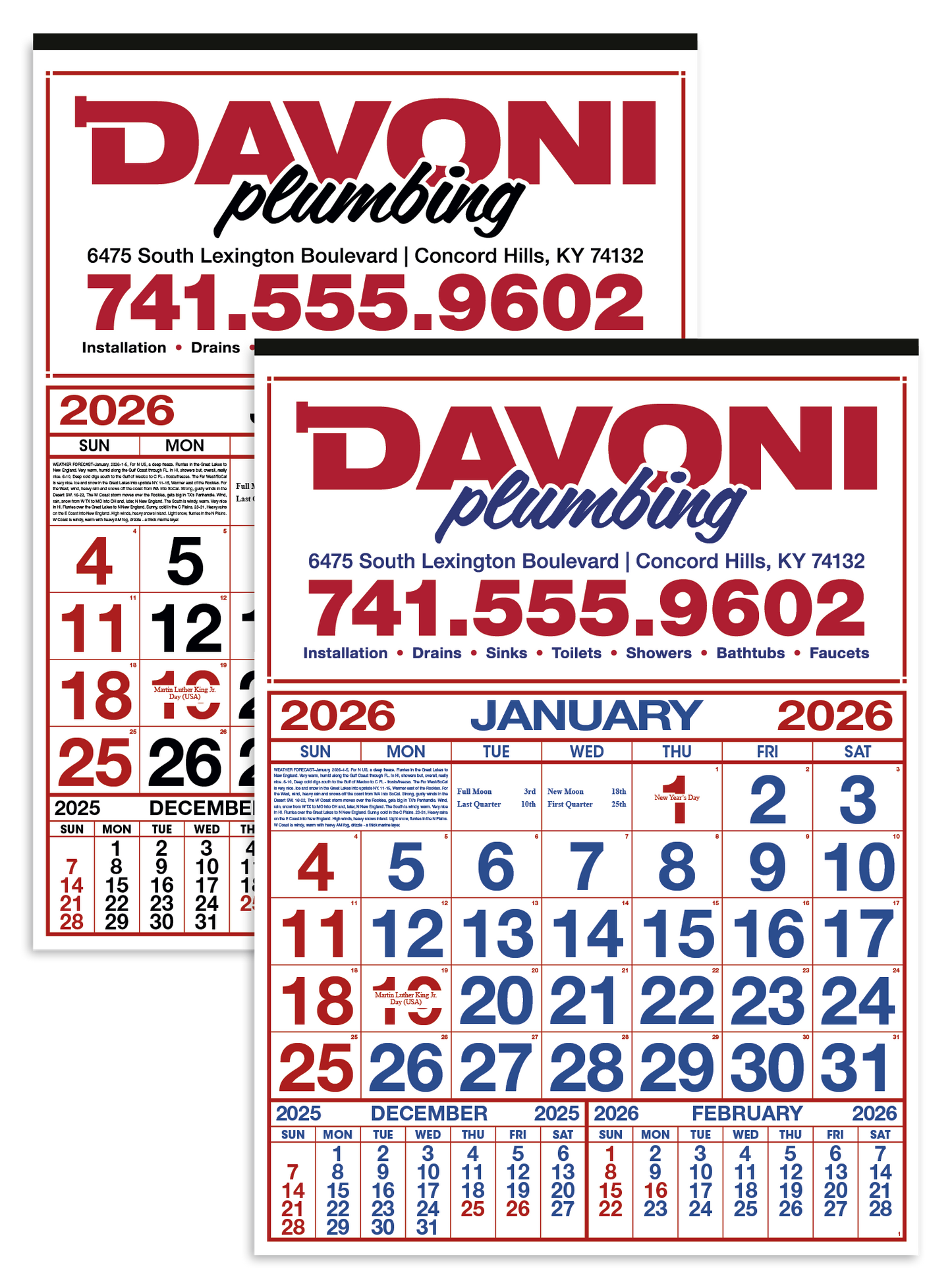 Skinner  Kennedy Commercial 12Sheet Calendar-88-E