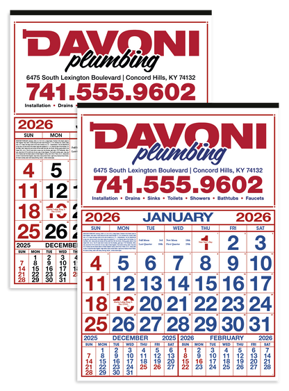 Skinner  Kennedy Commercial 12Sheet Calendar-88-E