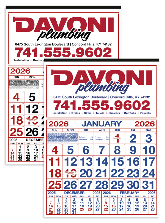 Skinner  Kennedy Commercial 12Sheet Calendar-88-E