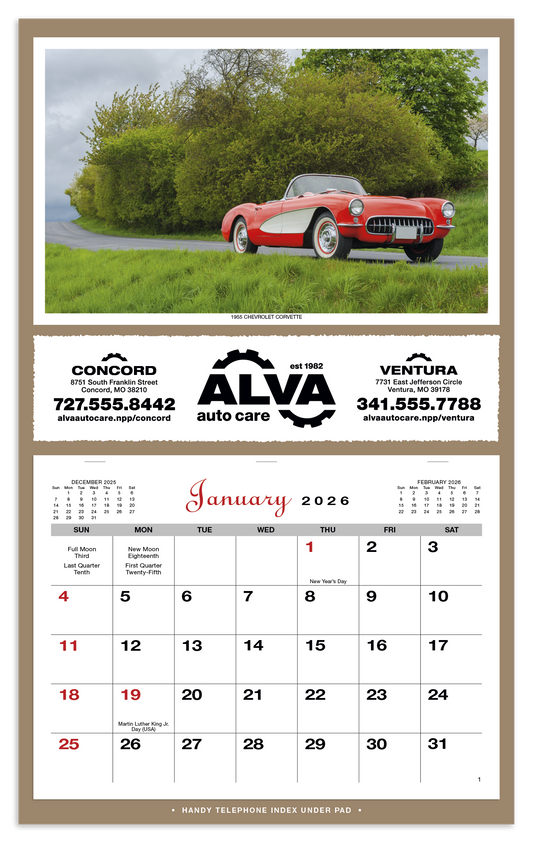 Skinner  Kennedy Robin Mount Calendar-720-E