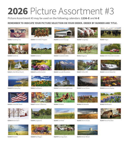 Skinner  Kennedy Farm Calendar-1236-E