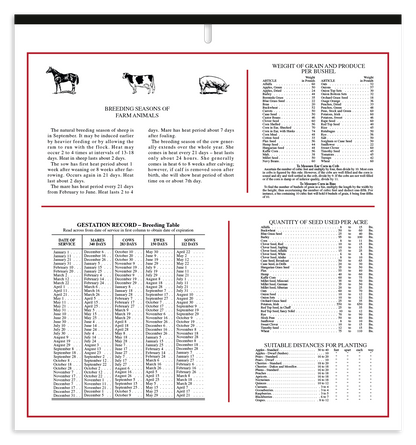 Skinner  Kennedy Almanac Calendar-150-E