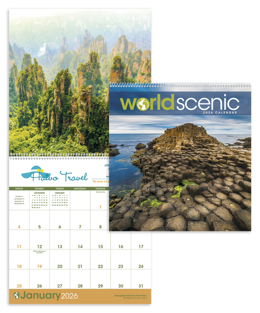 Triumph Calendars World Scenic Calendar-2101