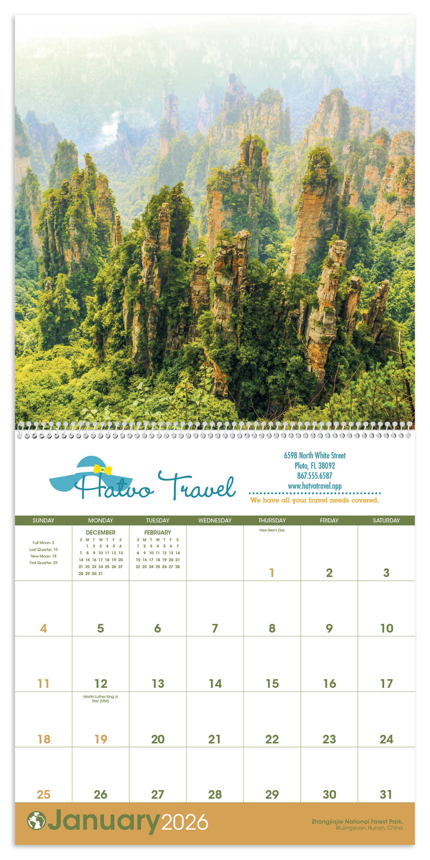 Triumph Calendars World Scenic Calendar-2101