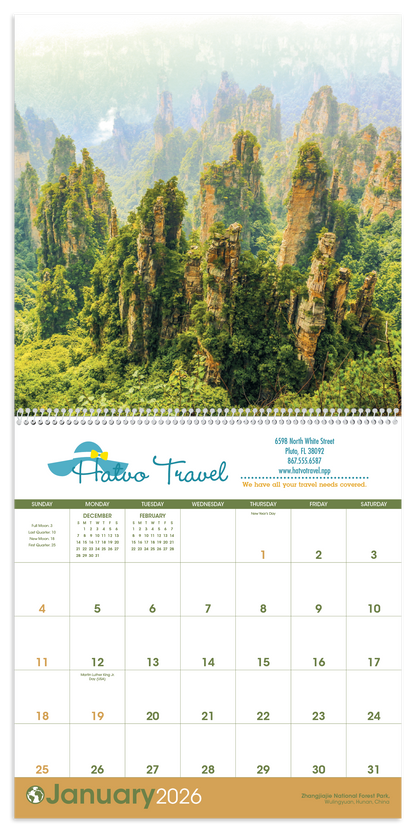 Triumph Calendars World Scenic Calendar-2101